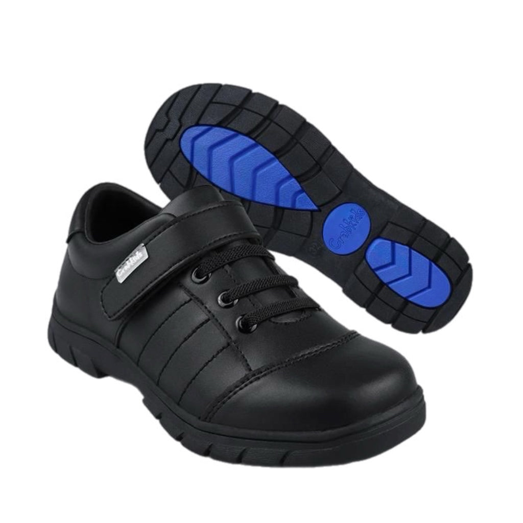 Boys shoe - 808101 - velcro, fixed decorative laces, tying not needed