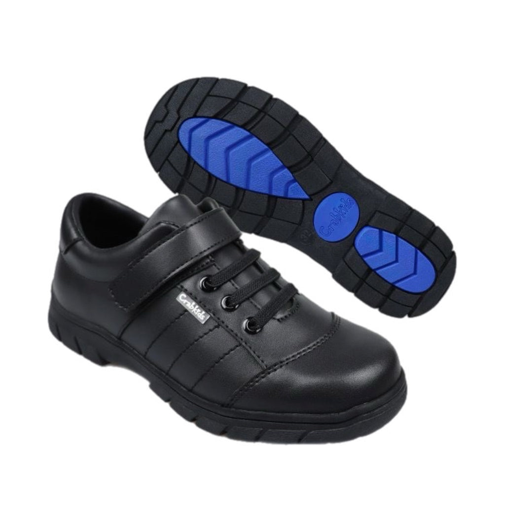 Boys shoe - 808101 - velcro, fixed decorative laces, tying not needed