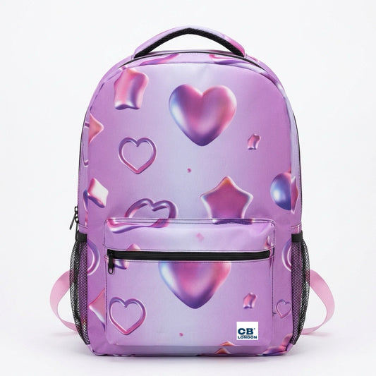 Pretty Hearts School Bag