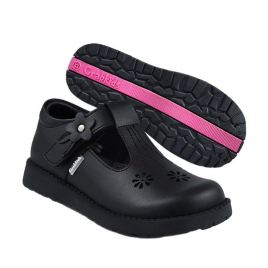 Crabkids girls school shoe