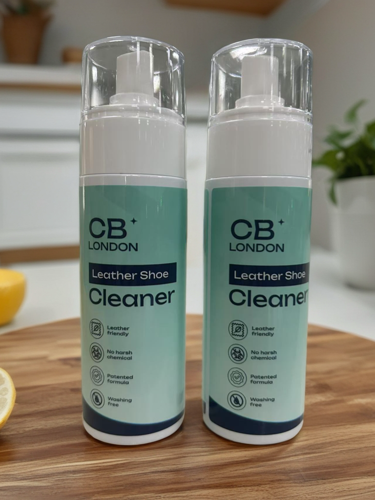 Leather shoe cleaning lotion